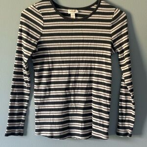 Cat & Jack girls long sleeve striped top. Size 10/12